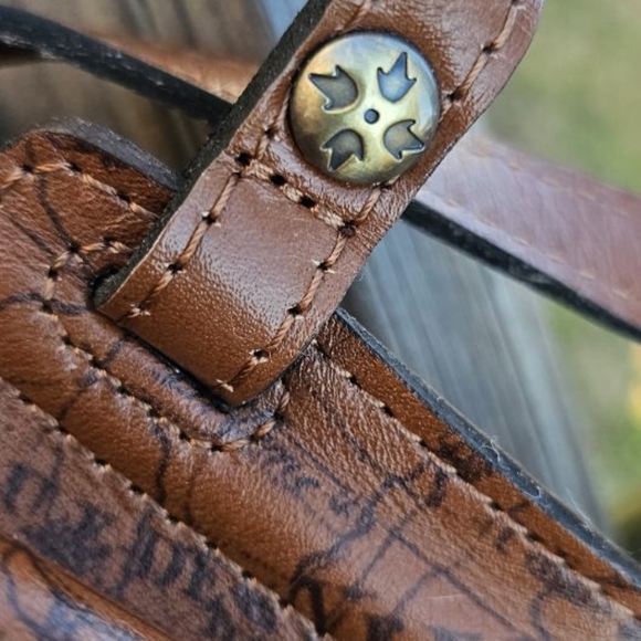 PATRICIA NASH ROCCA SADDLE PURSE LEATHER - Picture 4 of 7